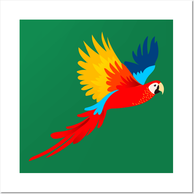 Parrot Wall Art by Mako Design 